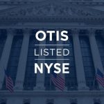 奥的斯在纽约证券交易所挂牌上市