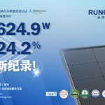 润阳新能源刷新纪录：182版型N型组件功率达624.9W，转换效率突破24.2%
